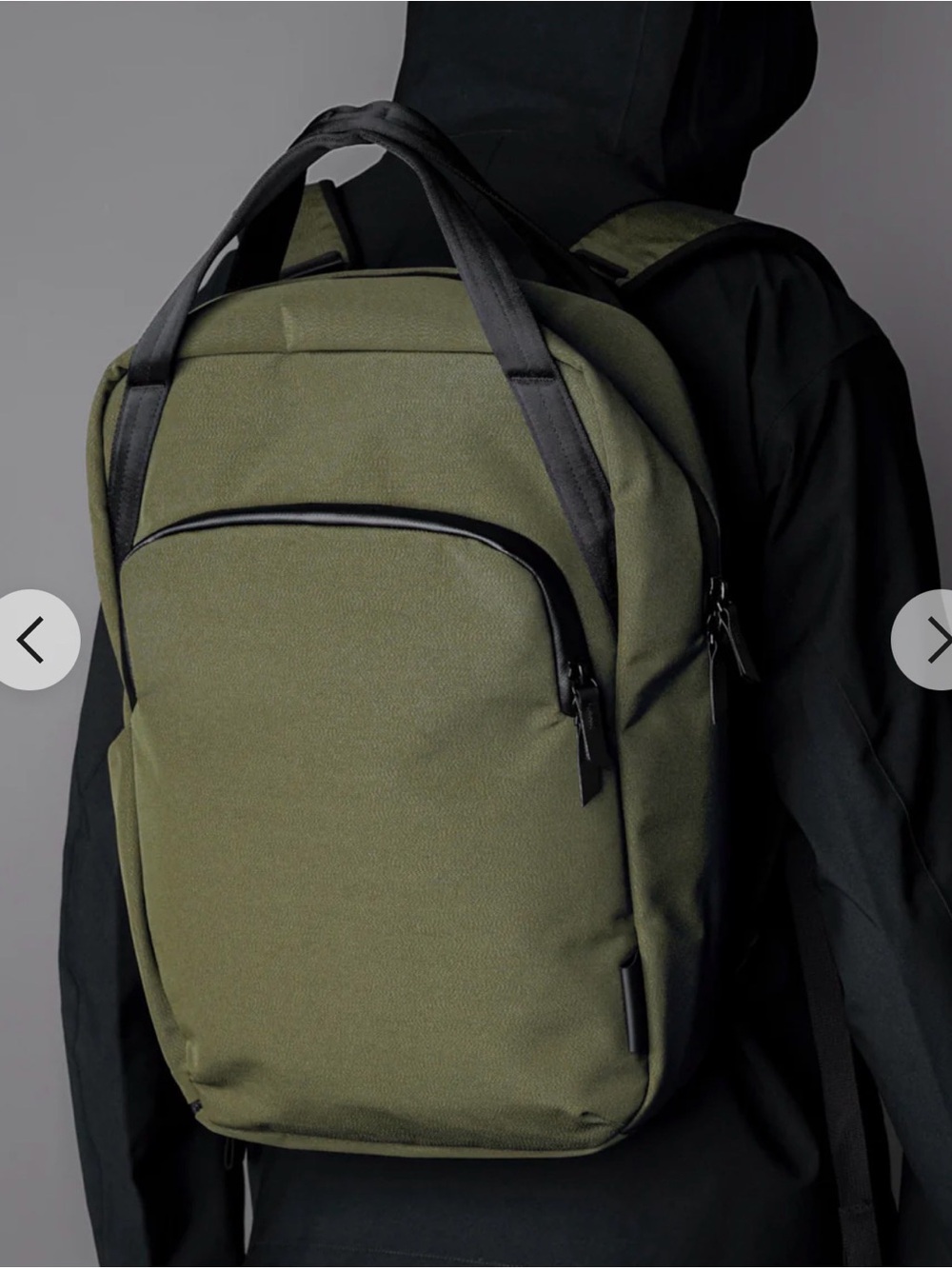 Alpaka Bravo Tote Backpack in Army Green NWOT